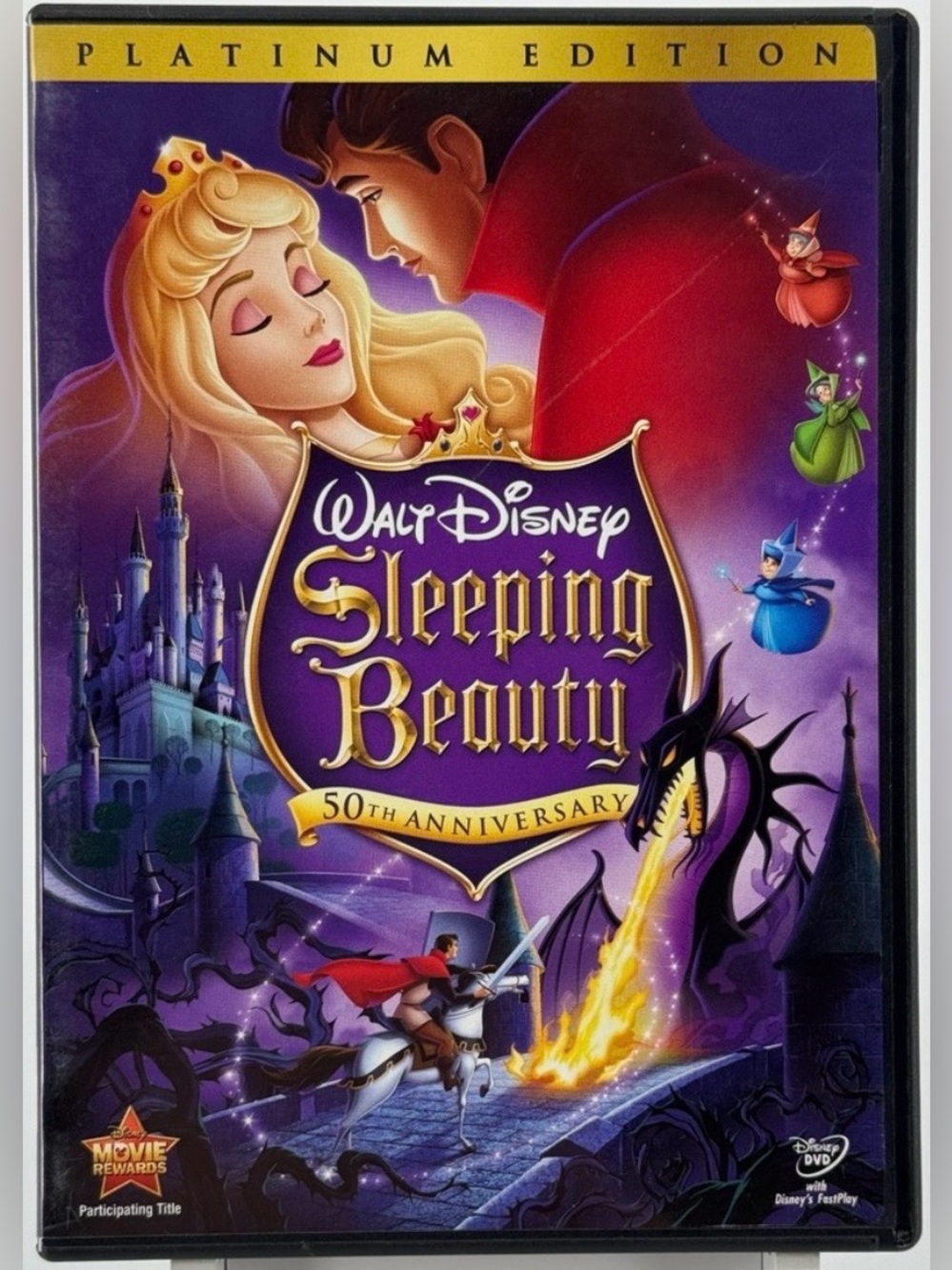 Sleeping Beauty 2-Disc 50th Anniversary Platinum Edition on DVD.